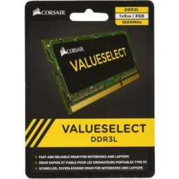 Corsair Value Select 8GB DDR3L 1600MHz SODIMM Laptop Memory (1x8GB) - Black