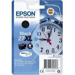 Epson 27XL Black DuraBrite Ultra High Yield Genuine Ink Cartridge, New