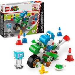 Lego Super Mario: Mario Kart Yoshi Bike Set (72031) – Building Toy for Kids 7+ with Yoshi Figure – Fun Gift for Gamers & Mario Fans