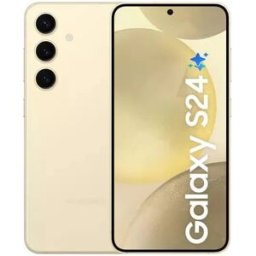 SAMSUNG Galaxy S24 5G - 128GB AI Mobile Phone - Amber Yellow - Unlocked, New