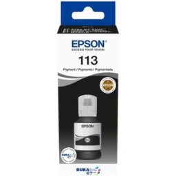 Epson EcoTank 113 Black Genuine Ink Bottle - 127ml