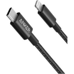 Anker USB C to Lightning Cable, New Nylon USB-C to Lightning Charging Cord