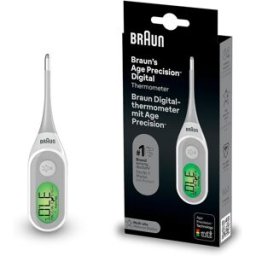 Braun Age Precision Digital Thermometer (PRT2000) – Multi-Site Use (Oral, Rectal, Underarm), Baby & Infant Friendly