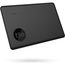 Tile Slim (2022) - Bluetooth Tracker for Wallets & Devices Compatible with Alexa, Google Home, iOS & Android - Black, New