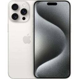 Apple iPhone 15 Pro Max 5G 256GB White Titanium Sim-Free Unlocked Mobile Phone, Used - Good