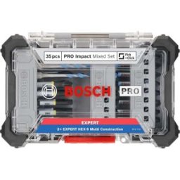 Bosch Professional 35-Piece Drill Bit Set – Pick and Click, with Bits & Universal Holder, New
