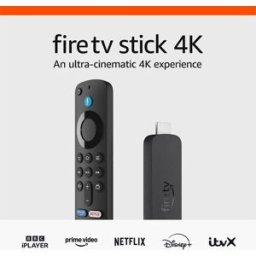 Amazon Fire TV Stick 4K streaming device (Newest gen) supports Wi-Fi 6, Dolby Vision/Atmos, HDR10+, New