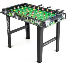 PowerPlay Power Play 3ft Stand Up Football Games Table, Kids Football Game, Arcade Game for Kids with Ergonomic Handles, Outdoor Indoor Use, New