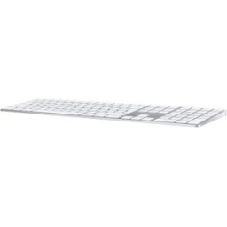 Apple Magic Keyboard with Numeric Keypad – Bluetooth, Rechargeable, British English Layout - Silver, Used - Very Good