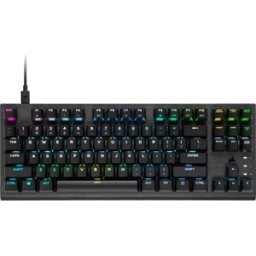 Corsair K60 RGB PRO TKL Optical-Mechanical Gaming Keyboard - Black, New