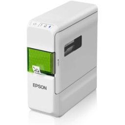 Epson LW-C410 LabelWorks stylish portable printer for home and office, compatible 50 tapes and prints up to 18mm width tapes and ribbon