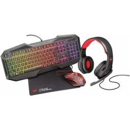 Trust GXT 788RW Keyboard Mouse Headset 4 in 1 Gaming Bundle