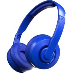 Skullcandy Cassette On-Ear Wireless Headphones, 22 Hr Battery, Microphone, Works with iPhone Android and Bluetooth Devices - Blue, New