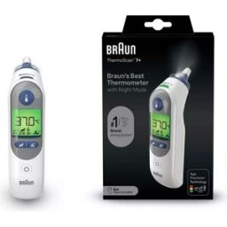 Braun IRT6525 ThermoScan 7+ Ear Thermometer with Night mode, New