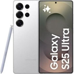 SAMSUNG Galaxy S25 Ultra 5G 256GB Titanium Whitesilver SIM-Free Unlocked Mobile Phone, Used - Very Good