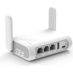 GL.iNet GL-SFT1200 (Opal) Secure Travel WiFi Router – AC1200 Dual Band, Gigabit Ethernet, IPv6, USB 2.0, MU-MIMO, 128MB RAM, Repeater & Access Point Mode, New