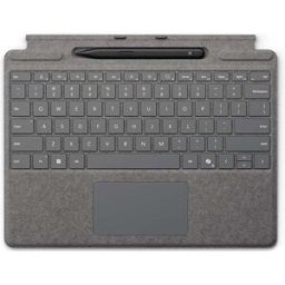 Microsoft Surface Pro Keyboard with Slim Pen - Platinum, Compatible with Surface Pro 11th Gen/9/8, New