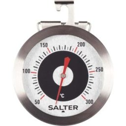 Salter 513 SSCR Oven Thermometer - Stainless Steel Dial, 50-300°C, Instant Read, Adjustable Viewing Angle, Bold Display, For Home/Kitchen Use