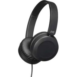 JVC HA-S31M Foldable On-Ear Headphones with Remote & Microphone – Lightweight, Black, New