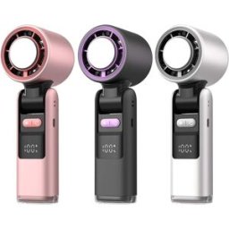 Gadcet Ultra Portable Fan Handheld, Turbo Fan Mini High Speed USB Ice Cool Fans With Digital Display For Outdoor Camping Travel Picnic Home, Black