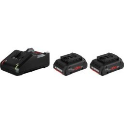 Bosch Professional 18V 2 x 4Ah Li-ion ProCORE Battery charger with batteries, New