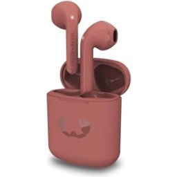 Fresh ’n Rebel Twins True Wireless Earbuds – 24 H Playtime, Touch Control, Voice Assistant – Safari Red, New