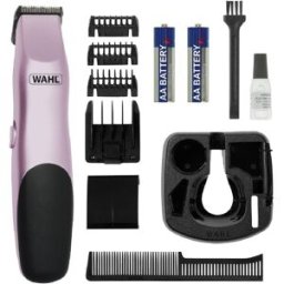 WAHL Women's Trimmer – Battery-Operated Personal Grooming Kit for Bikini Trimming & Styling – Pink