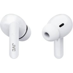 JVC HA-B5T True Wireless Earbuds – Bluetooth, 12Hr Battery - White, New