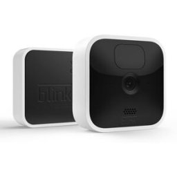 Blink Indoor Wireless, HD security camera with two-year battery life, motion detection, two-way audio, Alexa enabled, Blink Subscription Plan Free Trial 1-Camera System