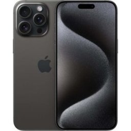 Apple iPhone 15 Pro Max 256GB Black Titanium SIM-Free Unlocked Mobile Phone, Used - Very Good
