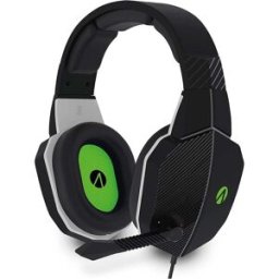 Stealth Phantom X Premium Stereo Gaming Headset - Black/Green, New