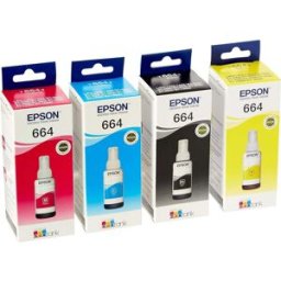 Epson EPT664BK/C/M/Y (2) Ink Cartridge (Pack of 4), New