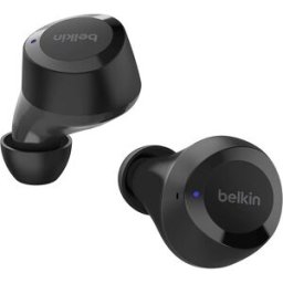 Belkin SoundForm Bolt True Wireless Earbuds – 28H Battery, IPX4, Bluetooth Mic - Black, New