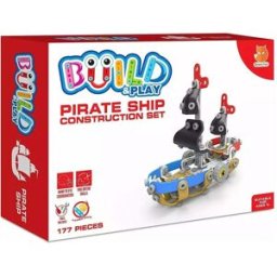 Smart Fox Pirate Ship Construction Set - Build and Play Toy for Children Age 5+
