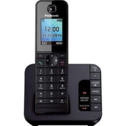 Panasonic KX-TG8181EB – Cordless Phone with Answering Machine, Hands-Free, Low Radiation, New