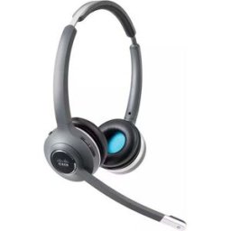 Cisco Systems 562 Wireless DECT Headset – Dual On-Ear with Multi-Source Base - Charcoal, New