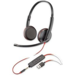 Plantronics Blackwire 3200 Stereo Corded UC Headset With USB & 3.5mm Smart Phone Connectivity, New