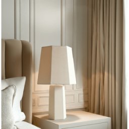 Eurelia Natural Linen Fabric Covered Lamp
