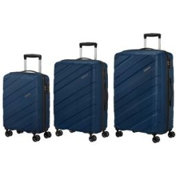 American Tourister Jet Driver 3.0 3 Piece Suitcase Set - Navy Blue