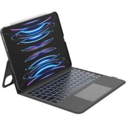 Belkin iPad Air 10.9/Pro 11 Folio Keyboard Case - Black, New