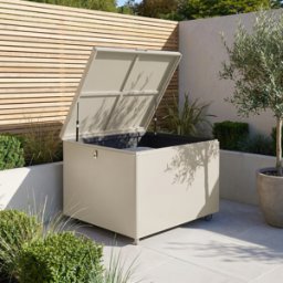 Harbour Lifestyle Small Aluminium Storage Box in Latte