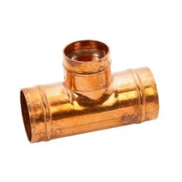 Masterflow Copper Solder Ring Reduced Branch Tee - 42mm x 42mm x 35mm