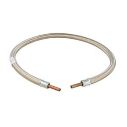 Hamilton Gas Products Ltd LPG Stainless Steel Overbraid Gas Hose - 10mm Copper Standpipe x 42