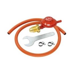 Calor 37mbar Propane Screw-On Regulator Kit – Spanner, 1m Hose & Clips