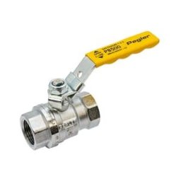 Pegler PB500 3/4 Gas Ball Valve Full Bore BSP – Yellow Lever