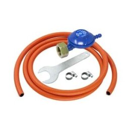 Calor 29mbar Butane Screw-On Regulator Kit – 2m Hose, Clips & Spanner