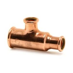 Pegler Yorkshire VSH Xpress Water Tee One End & Branch Reduced - 28 x 22 x 22mm