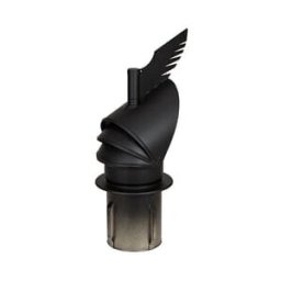 Darco Dragon Chimney Cowl Black - 150mm