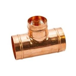 Masterflow Copper Solder Ring Reduced Branch Tee - 54mm x 54mm x 42mm