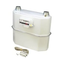 Metrix G10P Diaphragm Gas Meter with Pulse Plug & Lead - 280mm Centres
